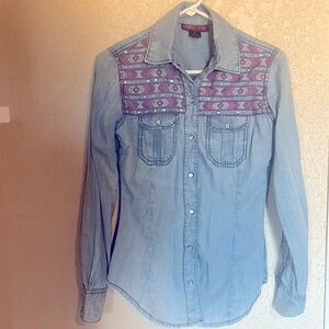 Rock & Roll Cowgirl Western Button Up